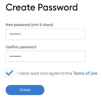create password for metamask wallet