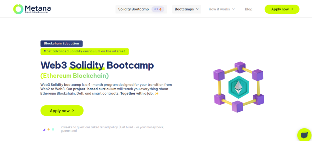 Metana Solidity Bootcampresources to learn blockchain