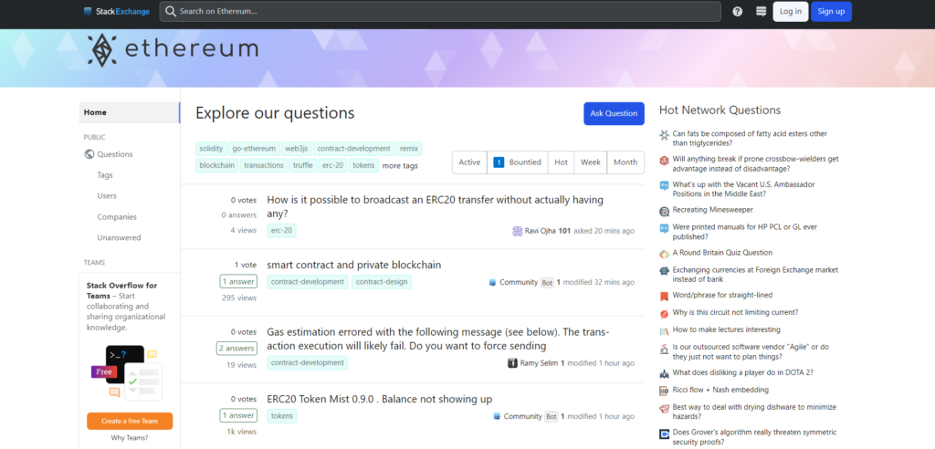 Ethereum Stack Exchange