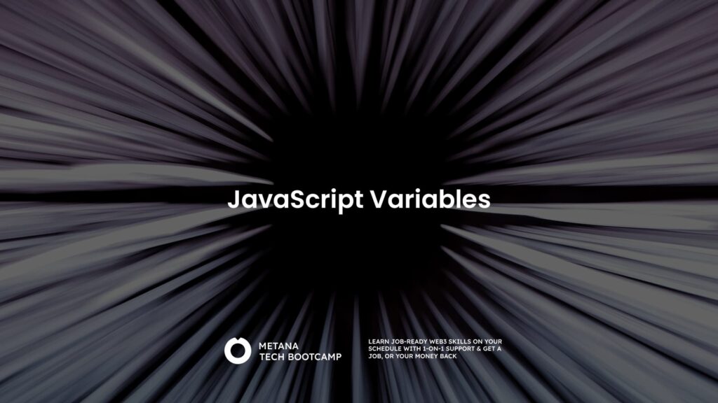 JavaScript Variables - Metana image.