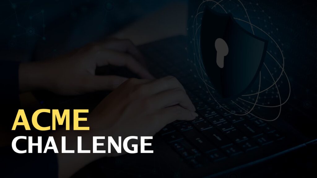 acme challengesssl/tls