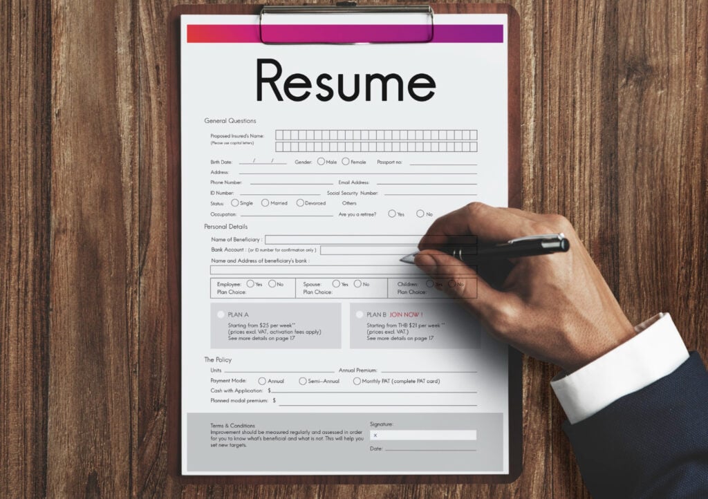 resume must haveelements of a resume