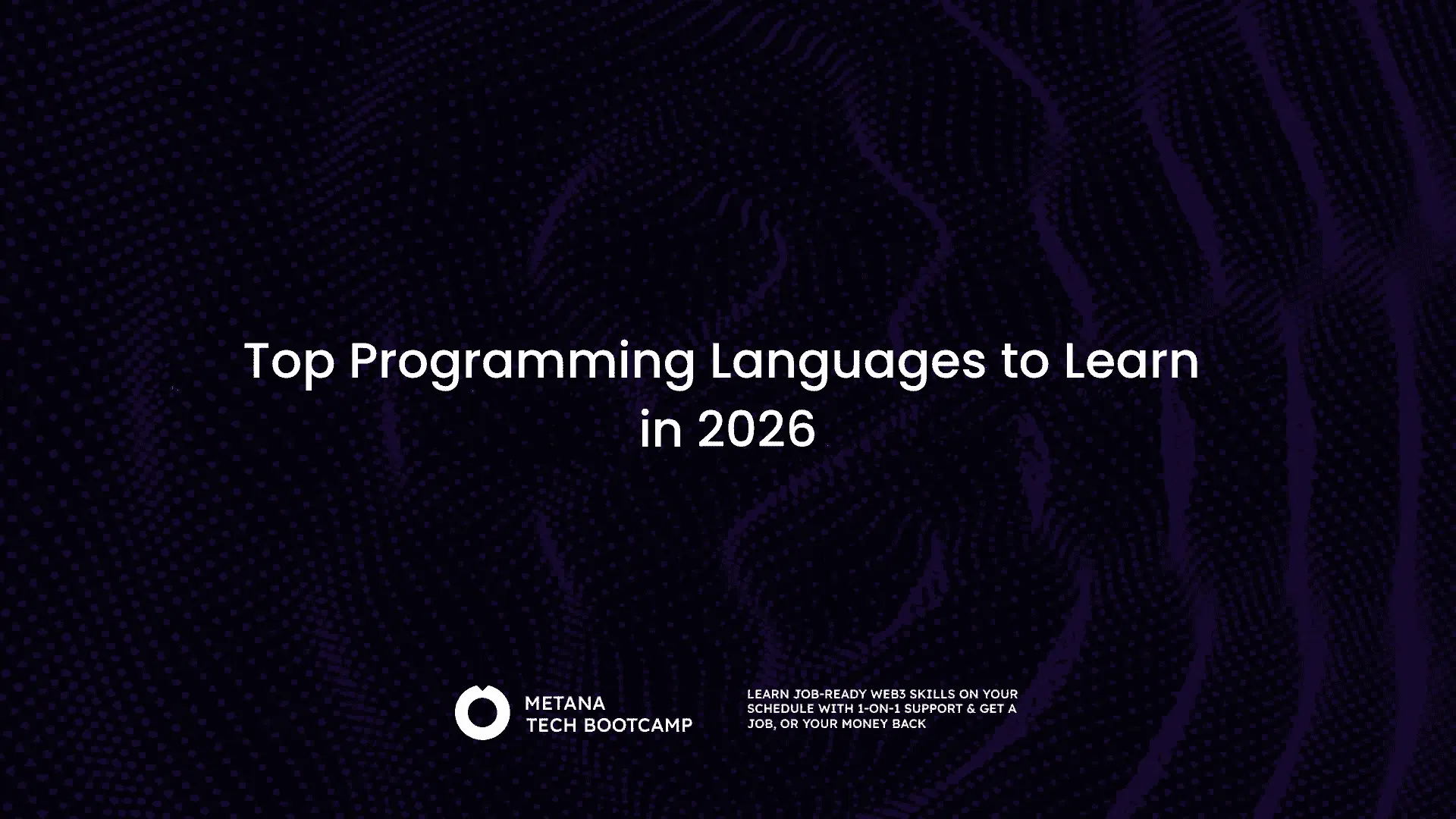 Top Programming Languages to Learn in 2026