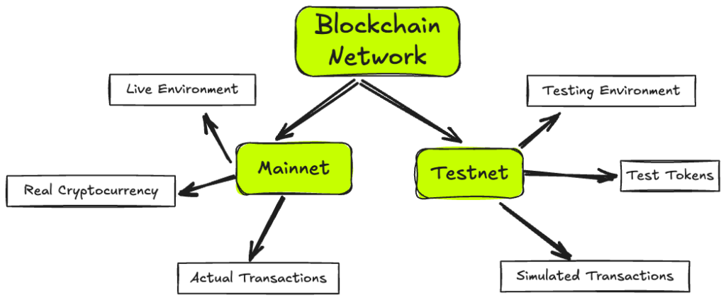 mainnet and testnet