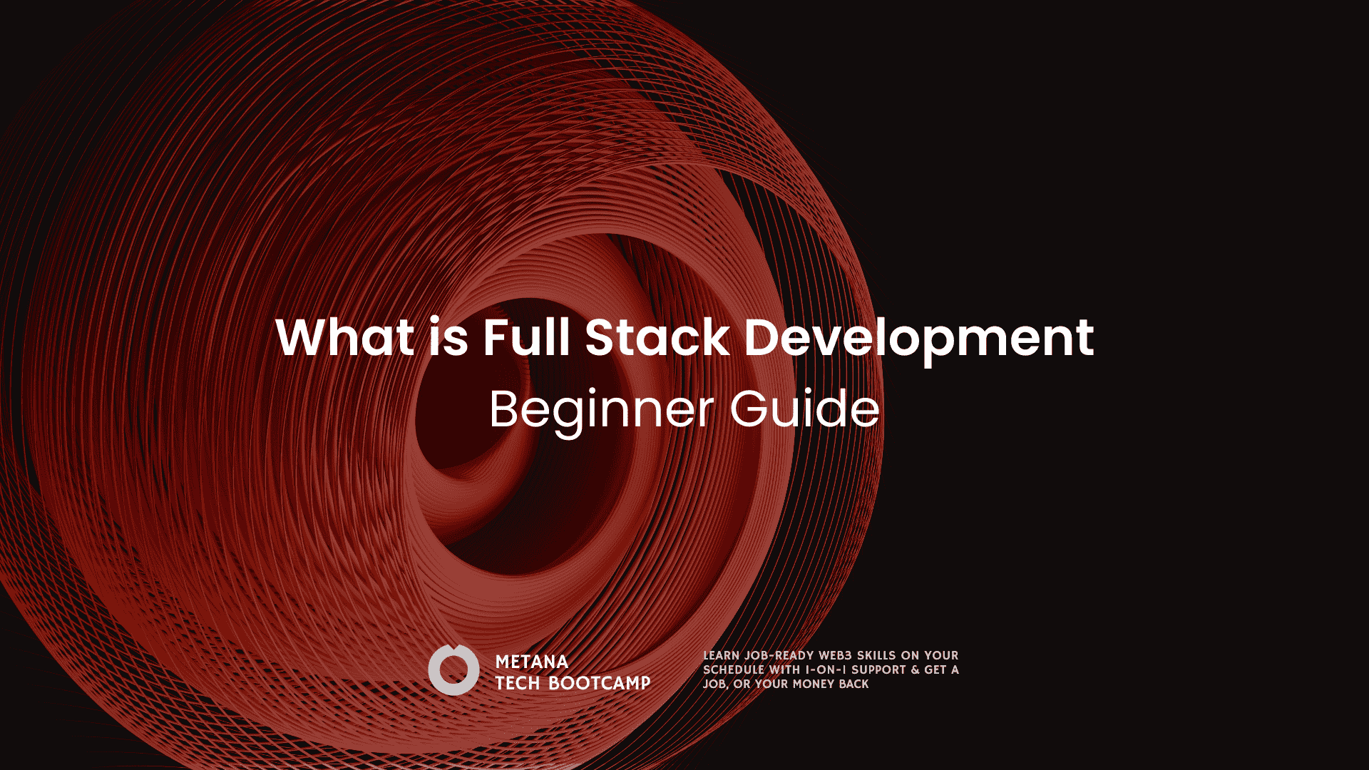 Full stack development beginner guide