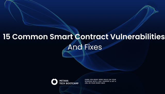 smart contract mistakes and fixes