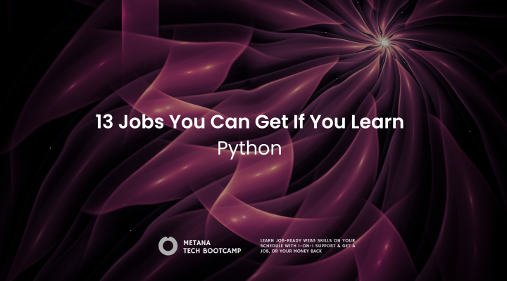jobs you can get if you learn python