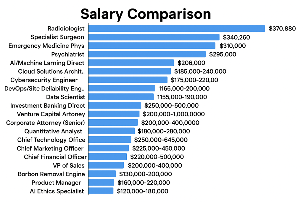 Highest paying jobs in California