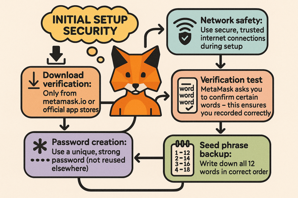 metamask security setup