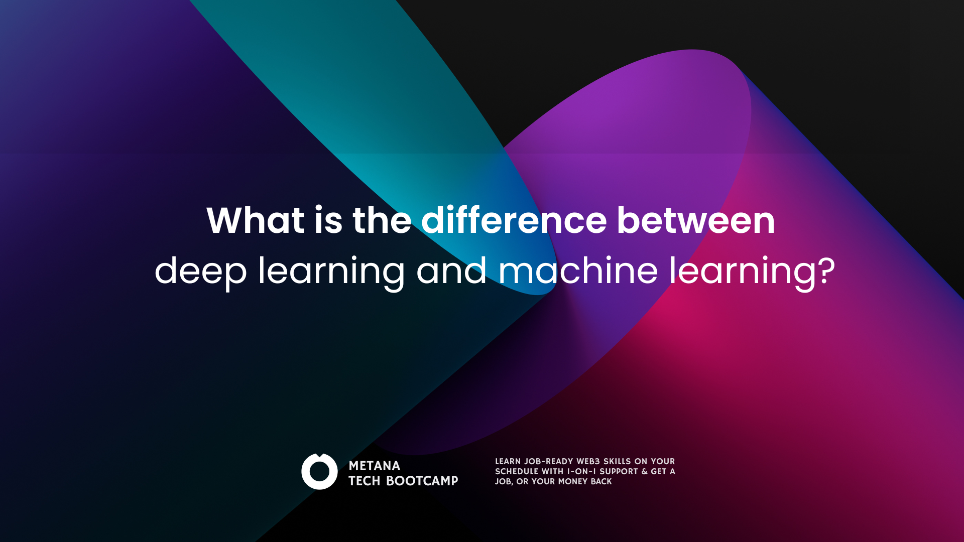 deep learning vs machine learning