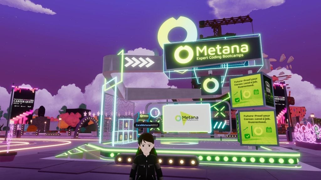 Metana coding bootcamp in Metaverse