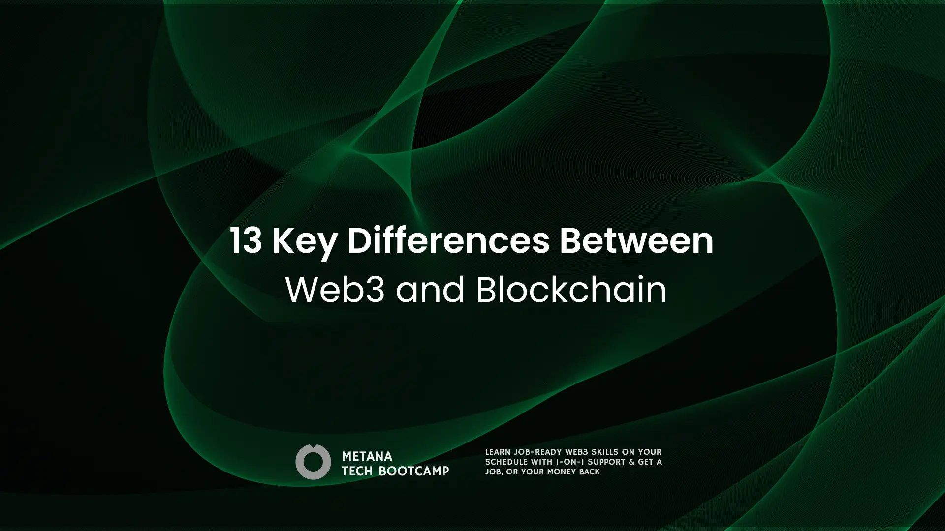 Web3 vs blockchain