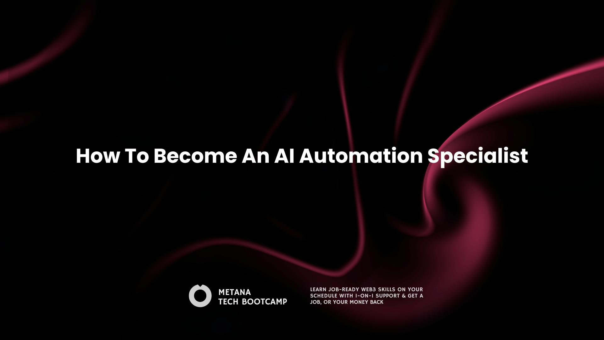 How To Become An AI Automation Specialist