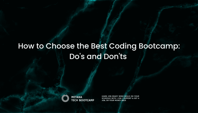choose the best coding bootcamp