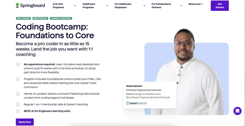 Springboard Coding Bootcamp