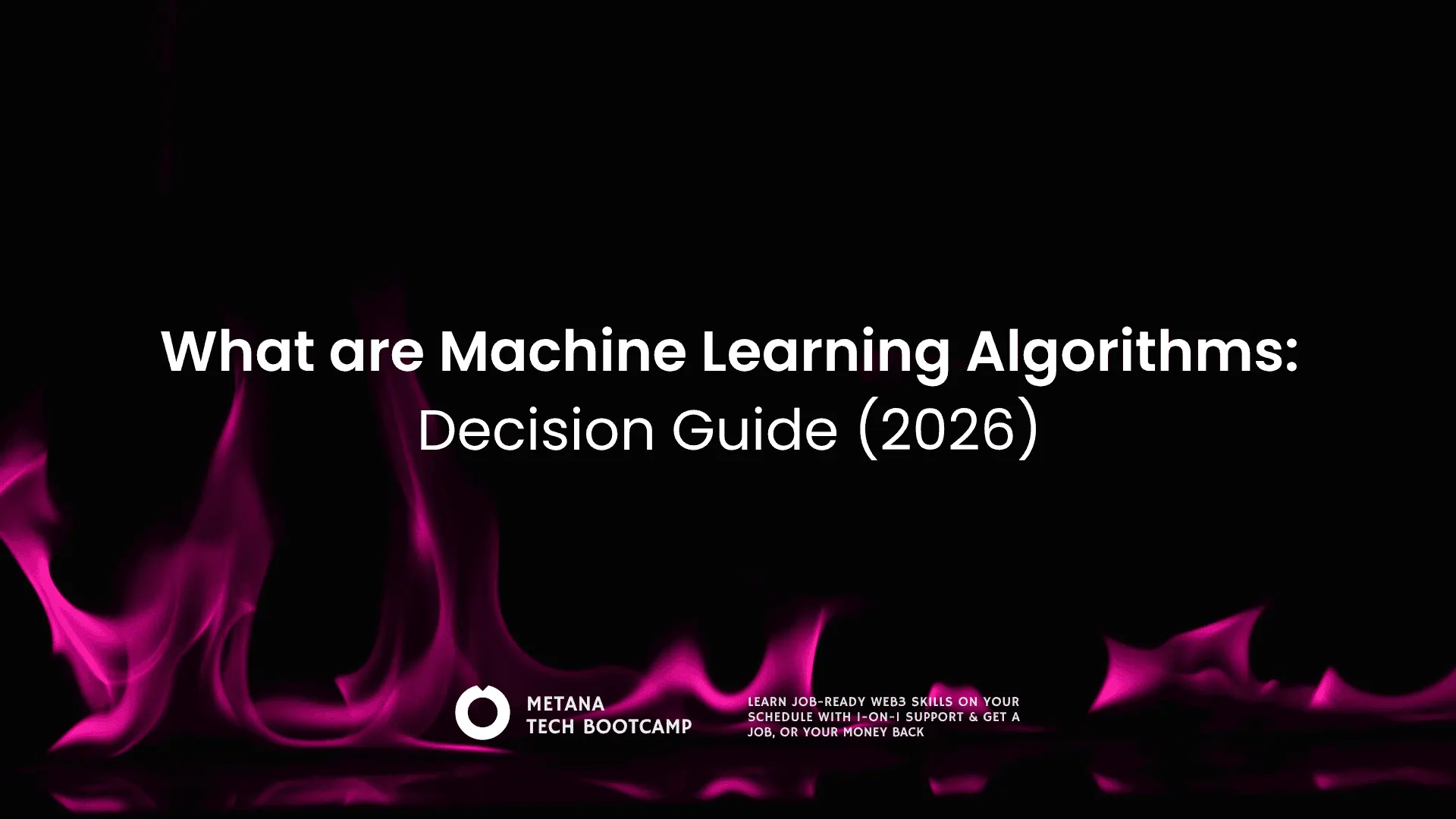 Machine learning algorithms